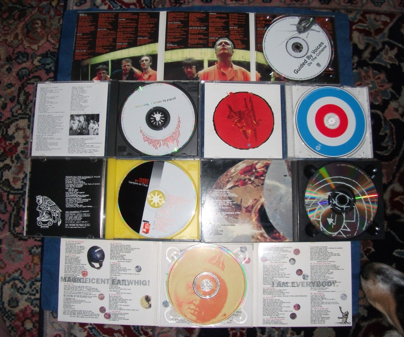 Guided By Voices CD Lot of 6 Original 1990s Robert Pollard 90s Indie Rock