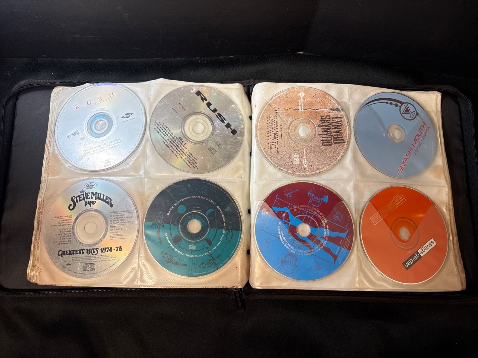 VTG Lot of 90 Rock Music CDs in Binder 70s, 80s & 90s: Ac/Dc Korn Pink Floyd Etc
