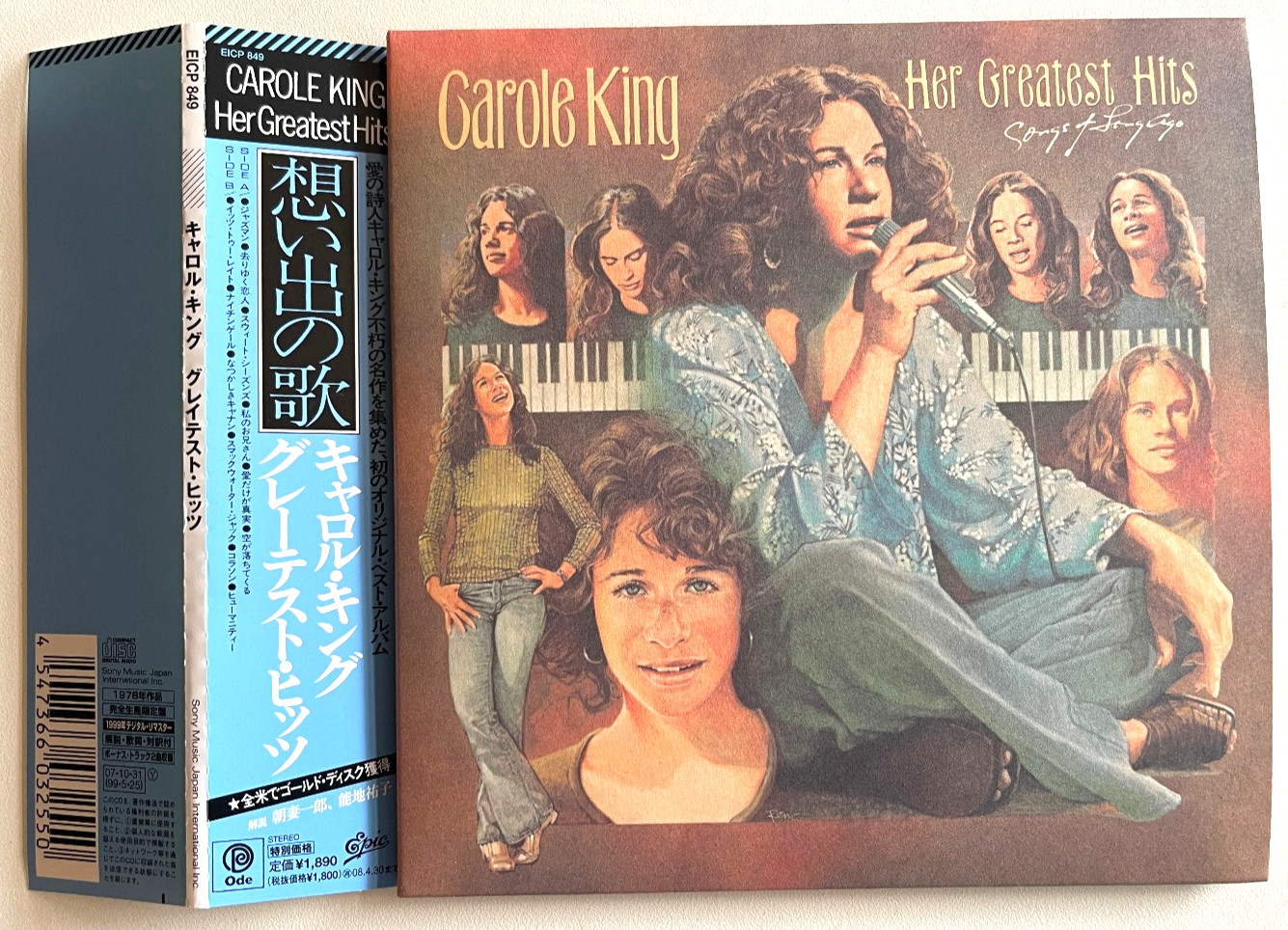 Carole King Her Greatest Hits Mini LP CD Paper Sleeve OBI EICP-849 Japan Limited