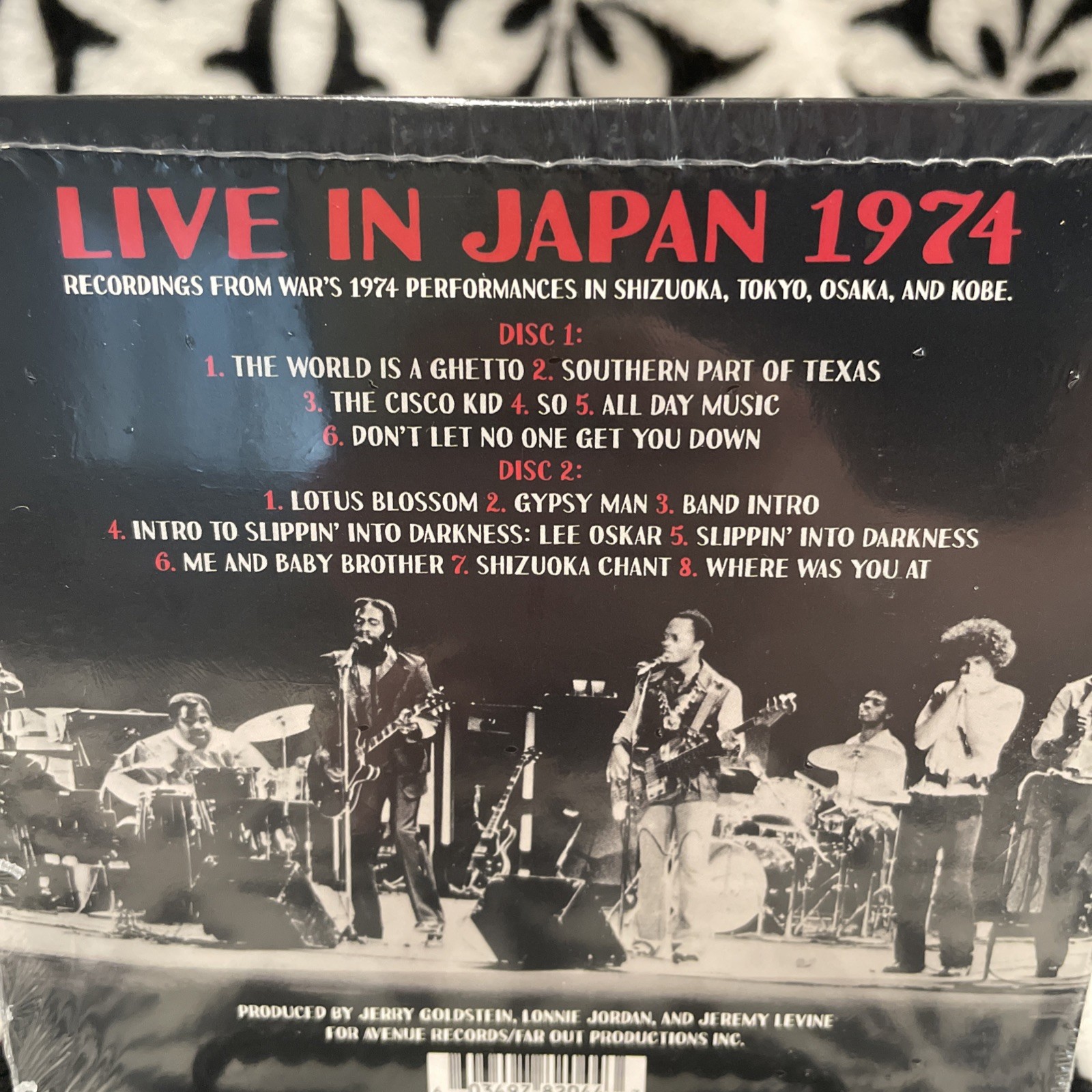War Live in Japan 1974 (CD) Album
