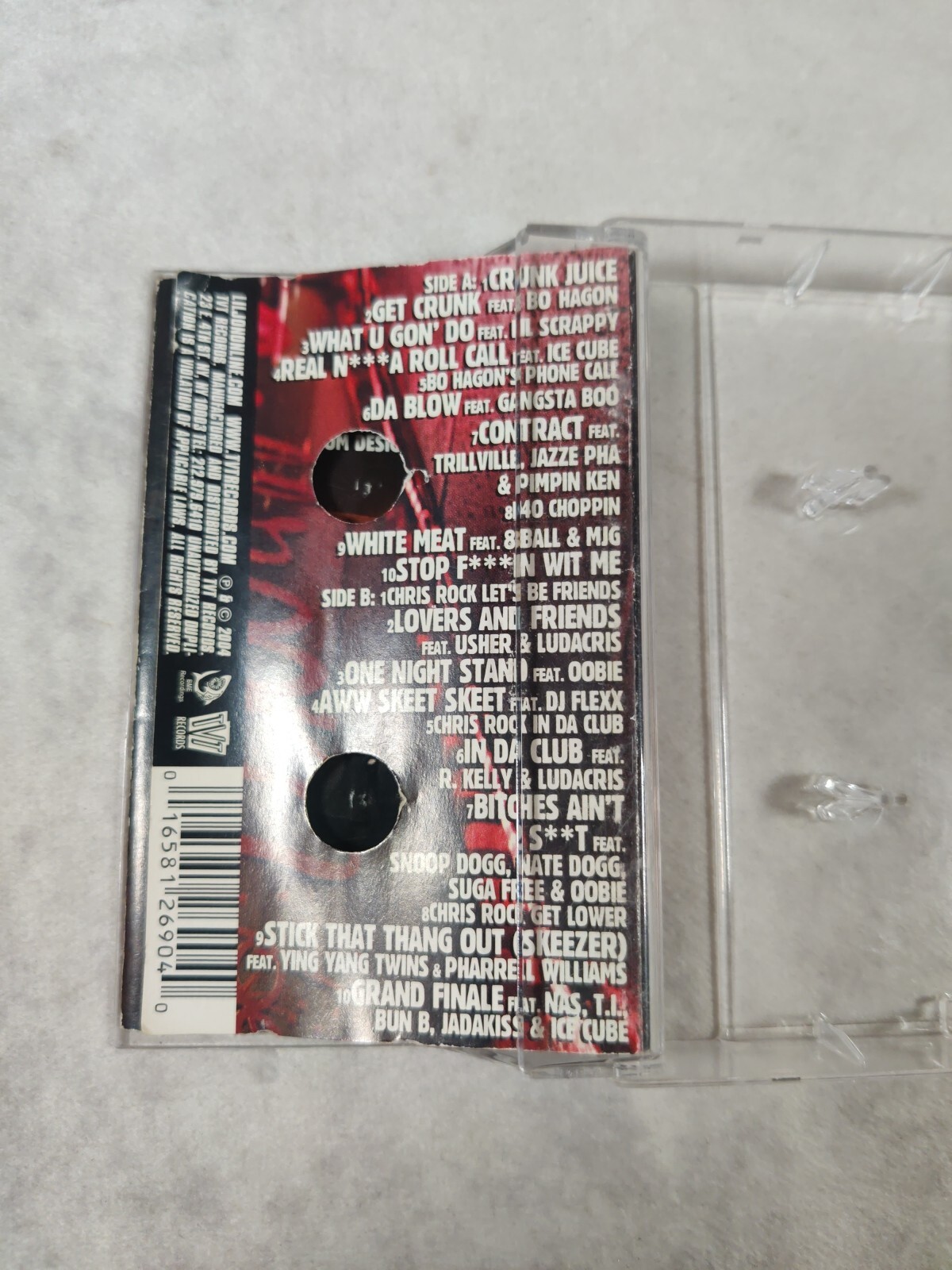 Crunk Juice [PA] by Lil Jon & the East Side Boyz Cassette 2004 TVT Records