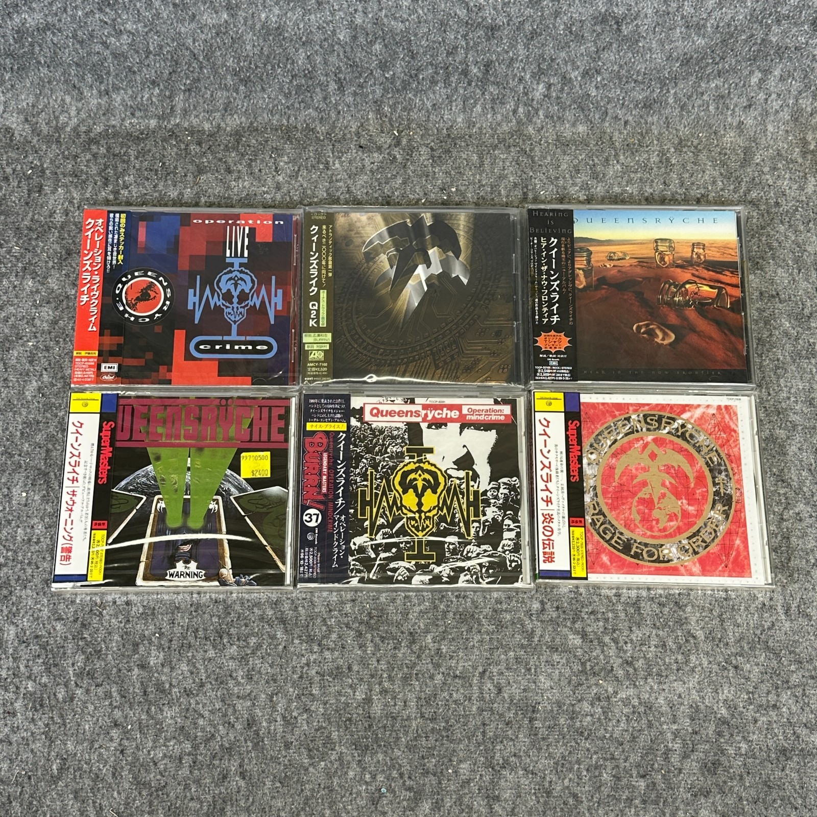 Queensrÿche OPR Japan Edition CD Lot *ALL SEALED*
