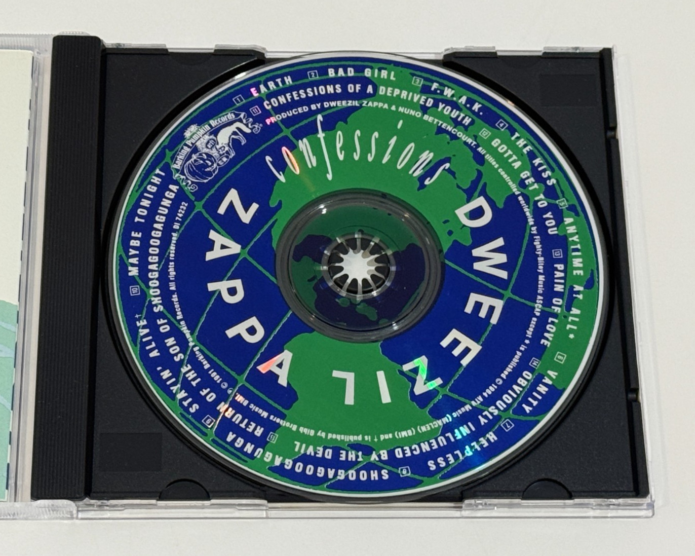 Dweezil Zappa Confessions CD 1991 Nuno Bettencourt Zakk Wylde Warren DeMartini