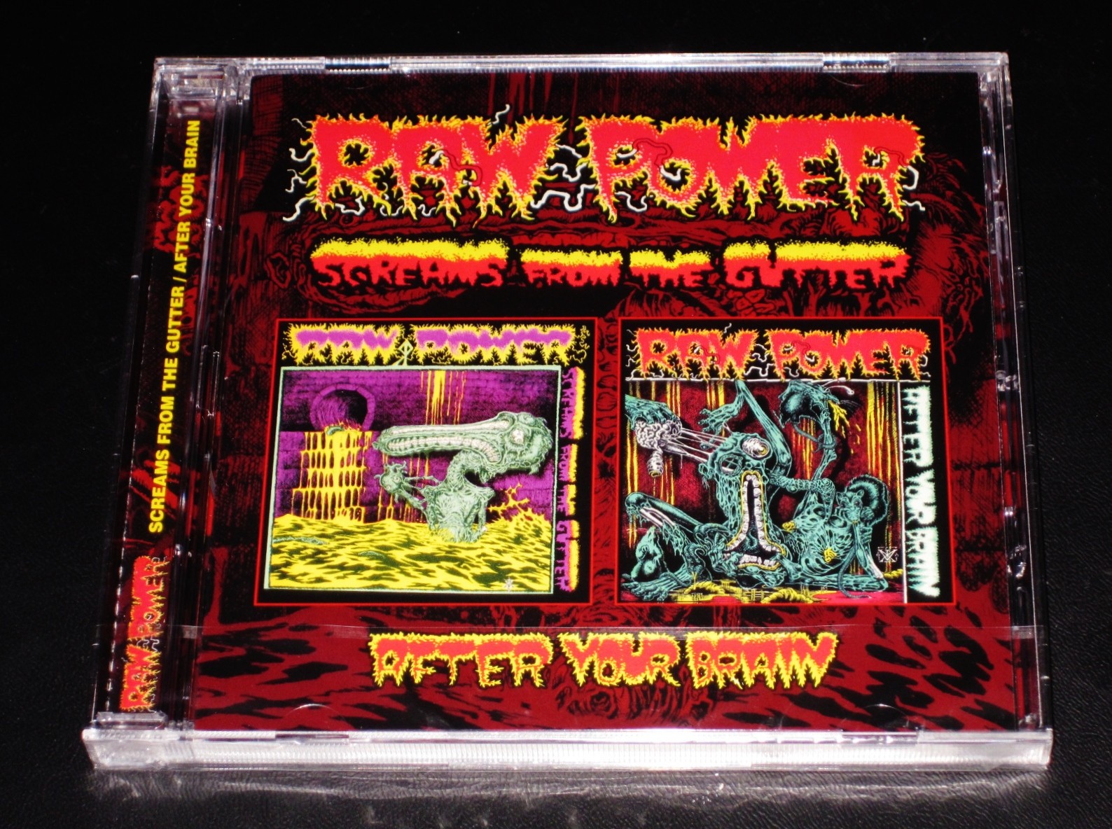 Raw Power: Screams From The Gutter / After Your Brain CD 2021 Back On Black NEW