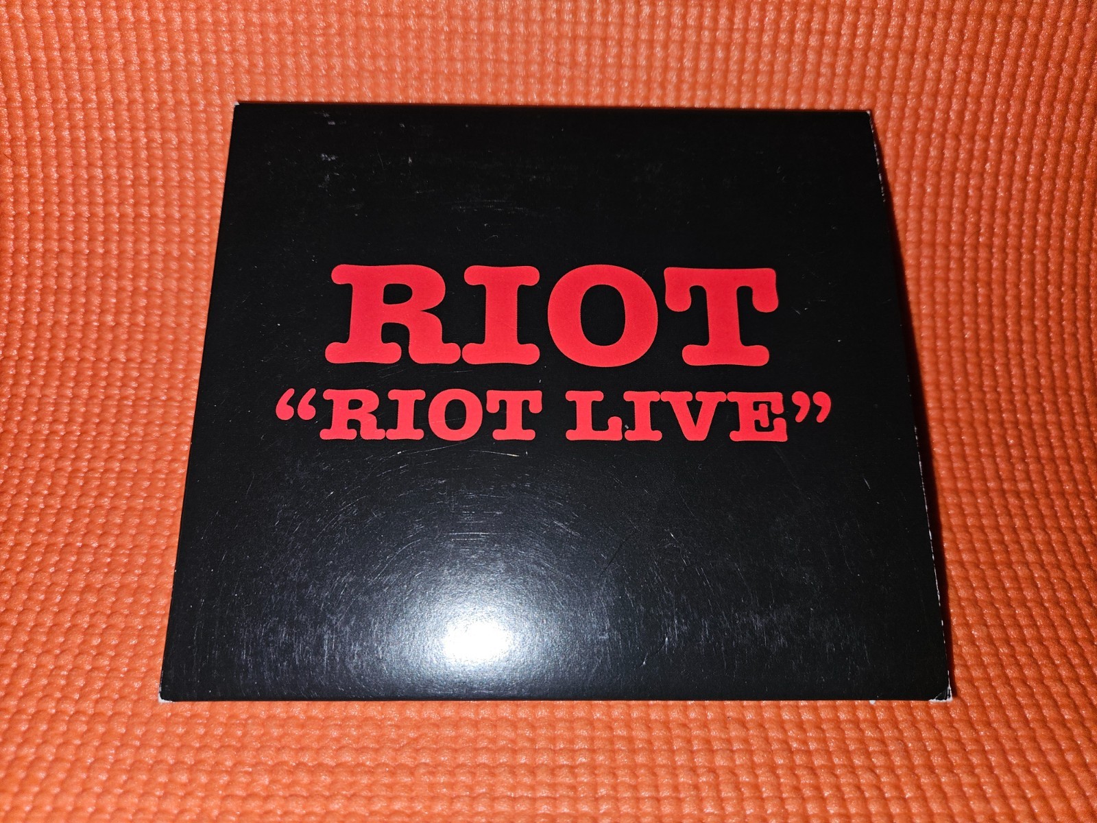 RIOT - "Riot Live" England 1980 Digipak CD Accept Metallica Saxon Dio Y&T