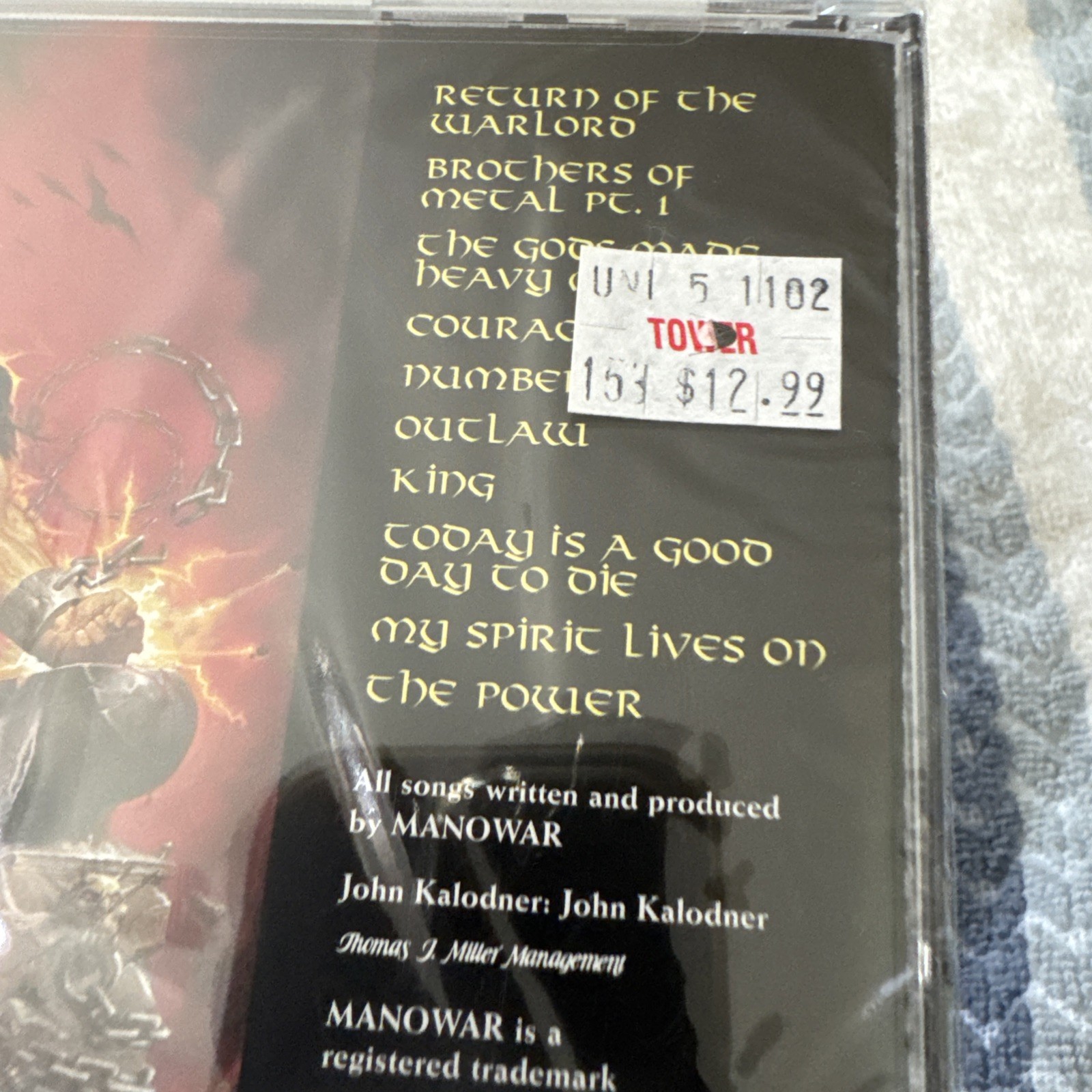 Manowar Louder Than Hell German CD **BRAND NEW**