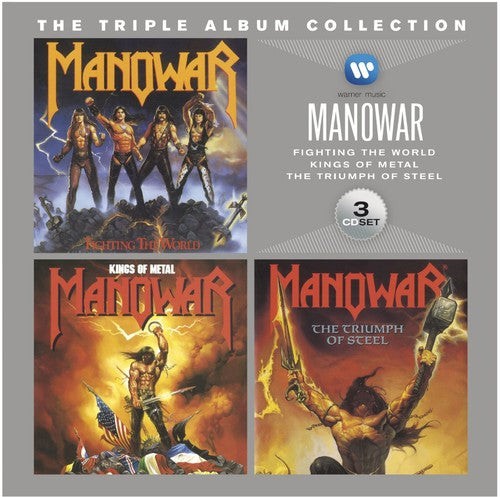 Manowar Triple Album Collection [Import] (3 Cd's) Music CDs New