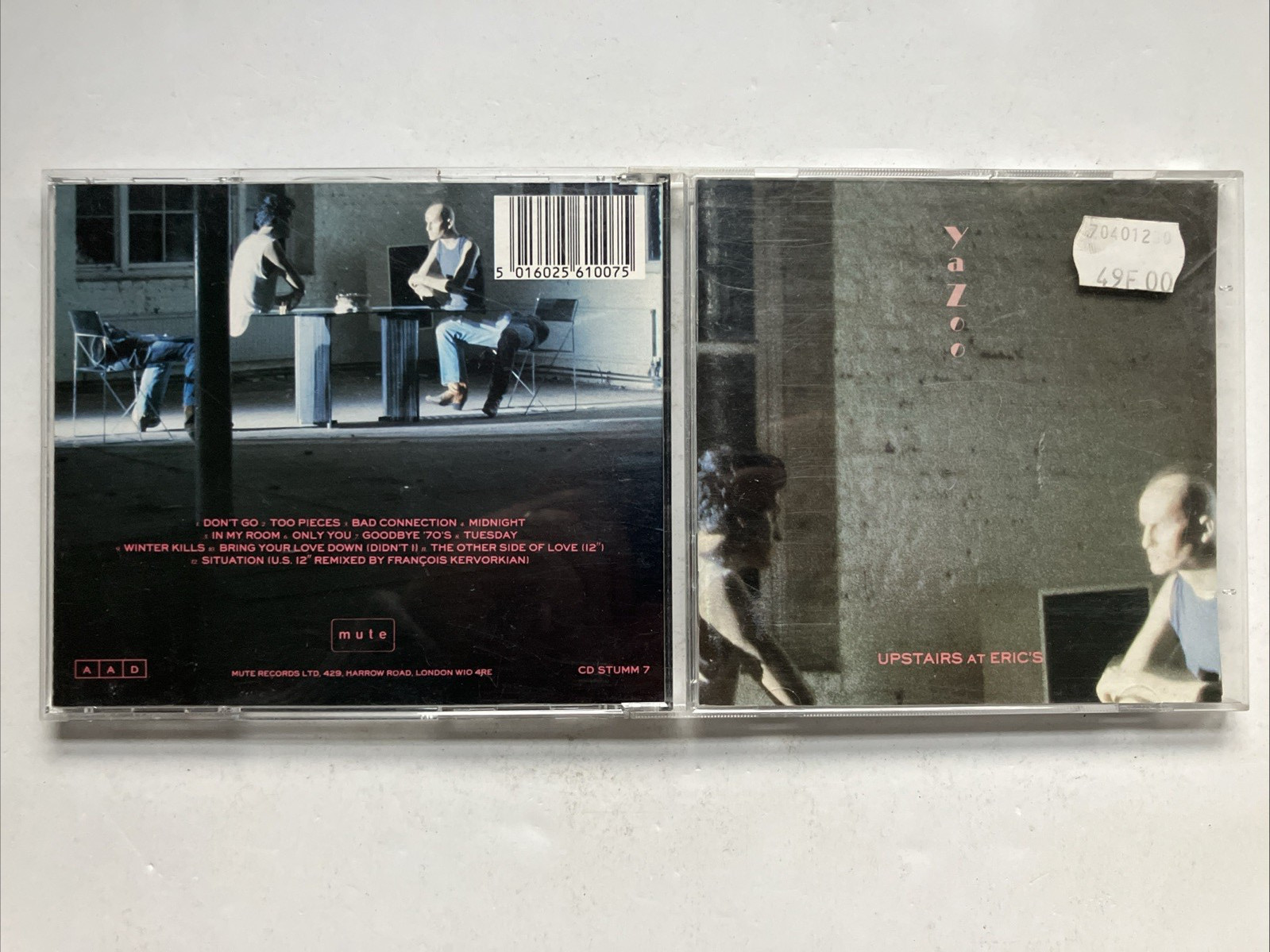 Upstairs at Eric's [Japan Bonus Tracks] by Yaz/Yazoo (CD, Jan-1993, Mute)