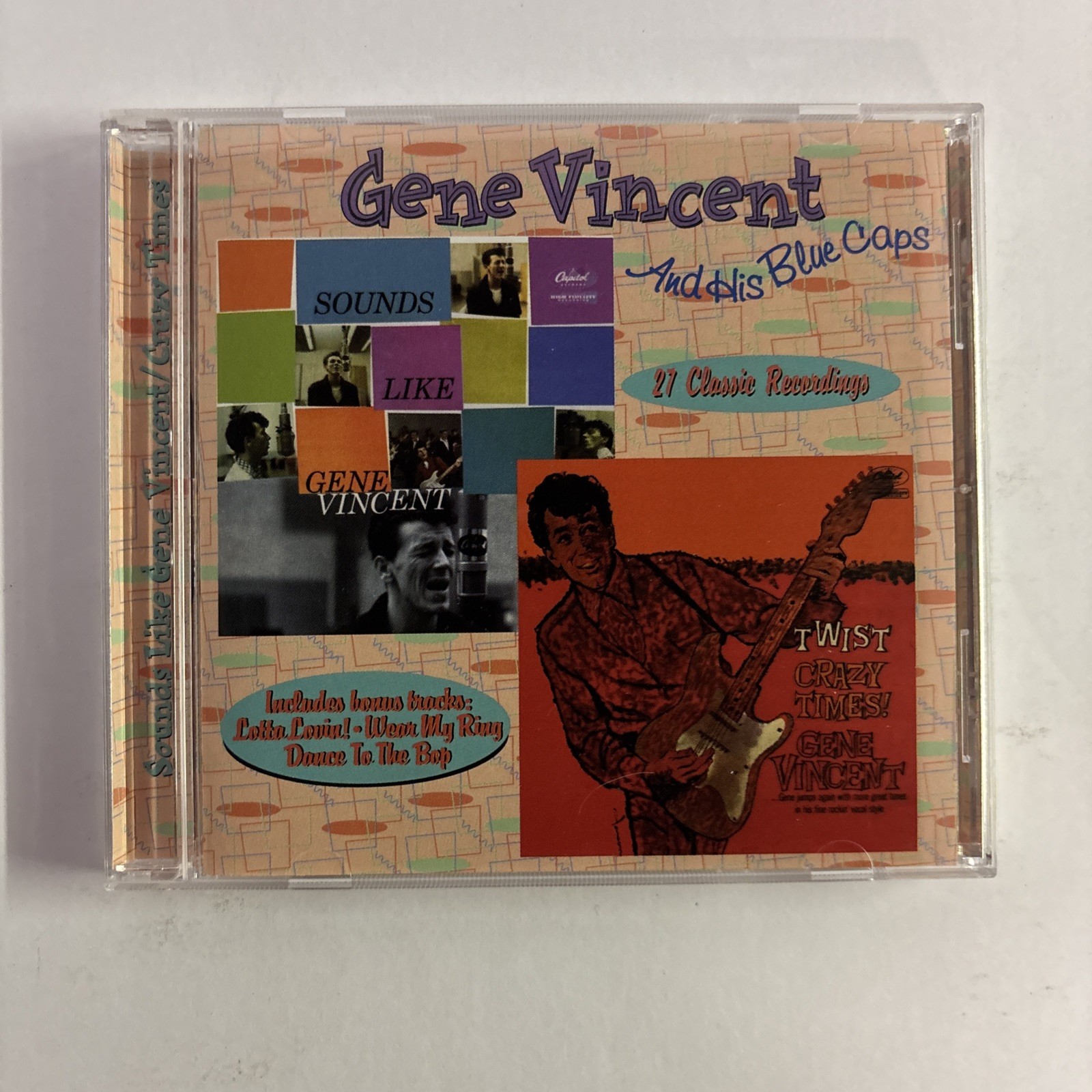Gene Vincent Sounds Like Gene Vincent / Crazy Times CD Collectables 1998