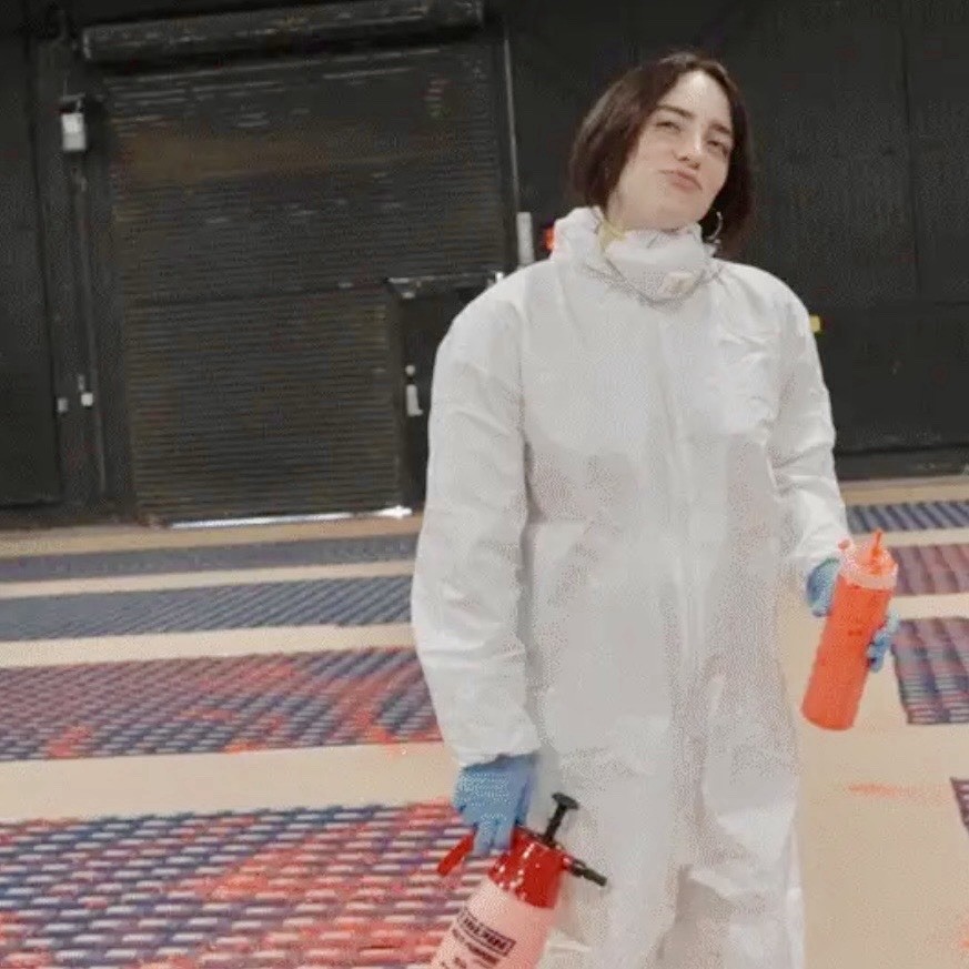 Billie Eilish HIT ME HARD AND SOFT Splatter Paint CD 2 Year Archive Edition 2R