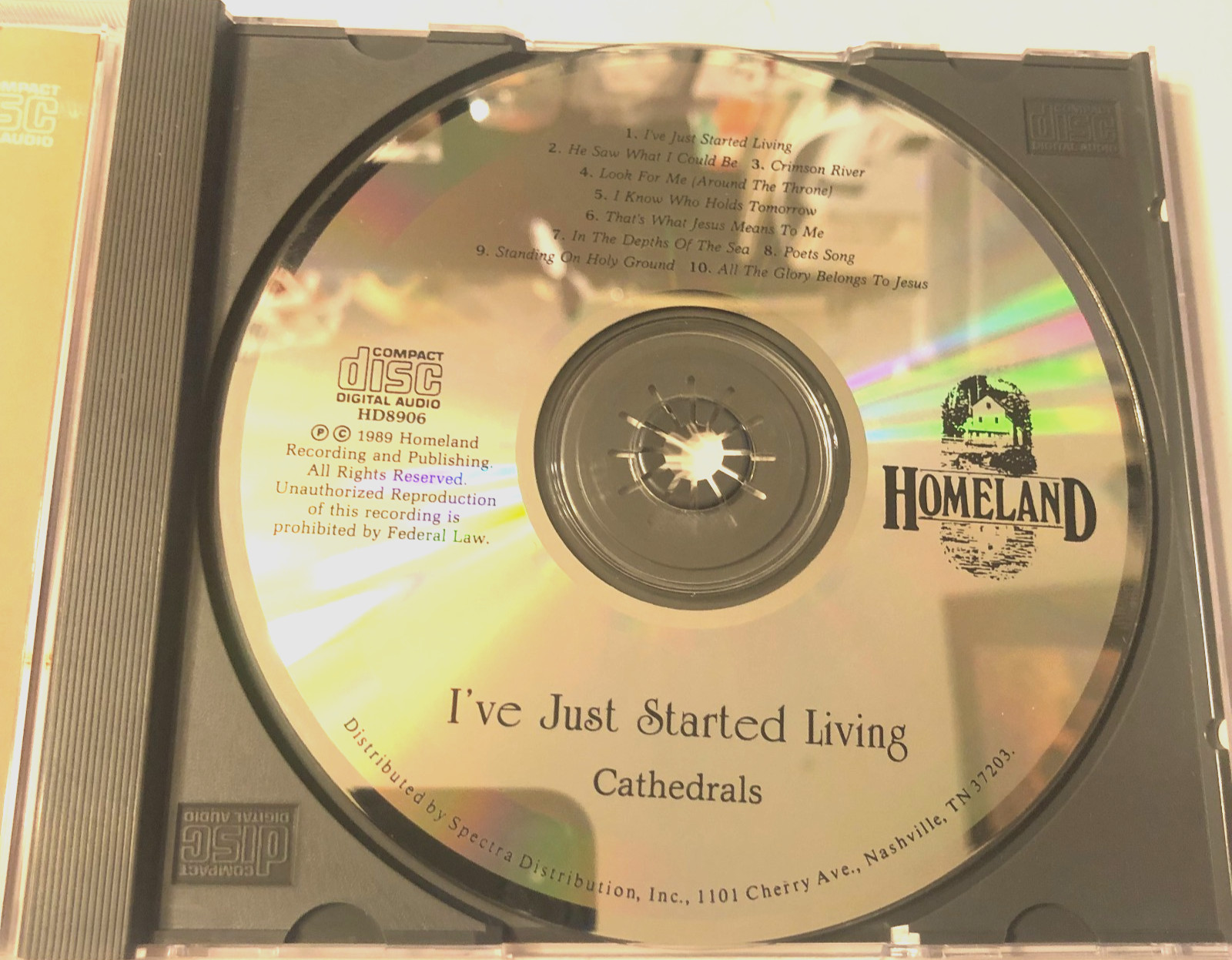 The Cathedrals Ive Just Started Living ! (CD 1989) Christian southern gospel