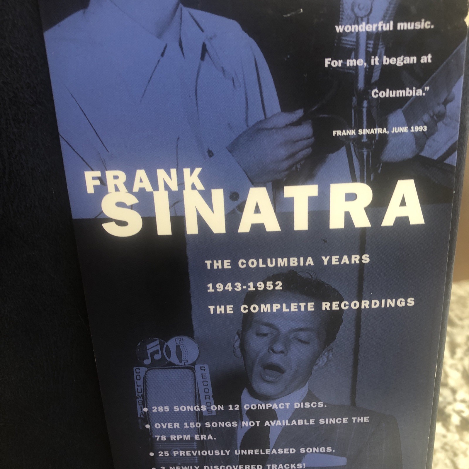 Frank Sinatra The Columbia Years 1943-1952 Complete Recordings 12 CD Box Set
