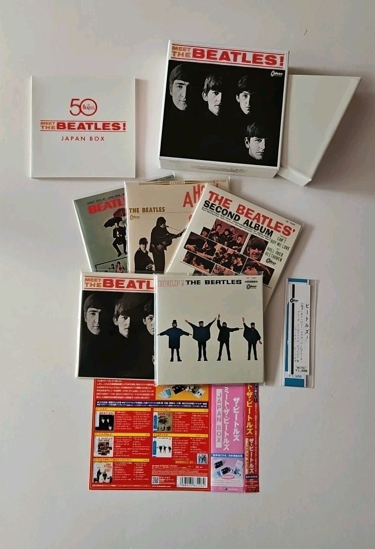 THE BEATLES Meet The Beatles Official 5 Disc Box Set CD + Booklet Japan Complete
