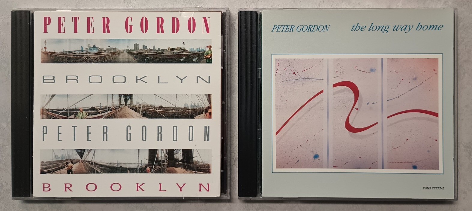 PETER GORDON 2 CD lot THE LONG WAY HOME & BROOKLYN Phillip Ballou ELLIOT EASTON