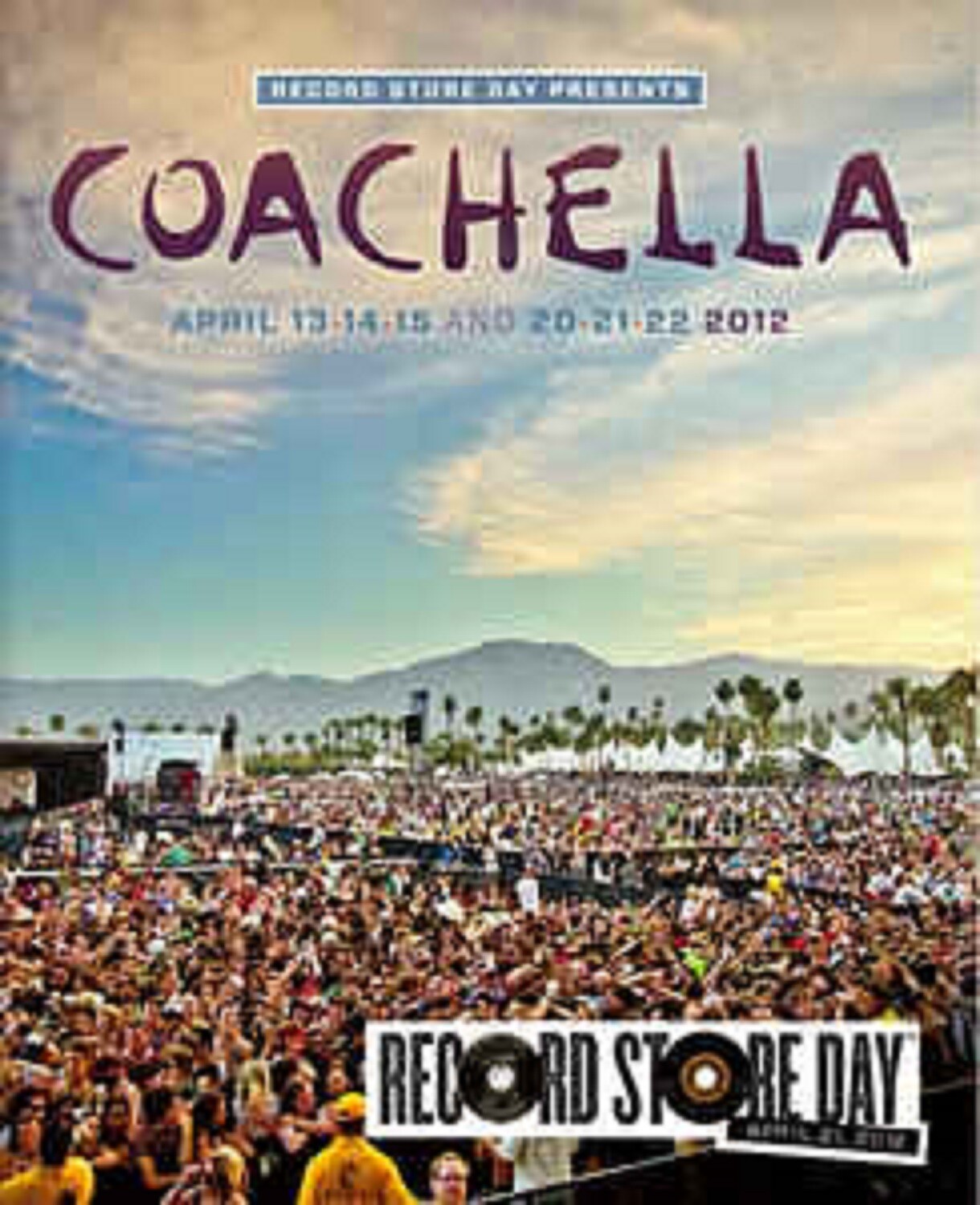 COACHELLA Record Store Day April 2012 CD Sampler + 32 Page Book Promo Only NEW
