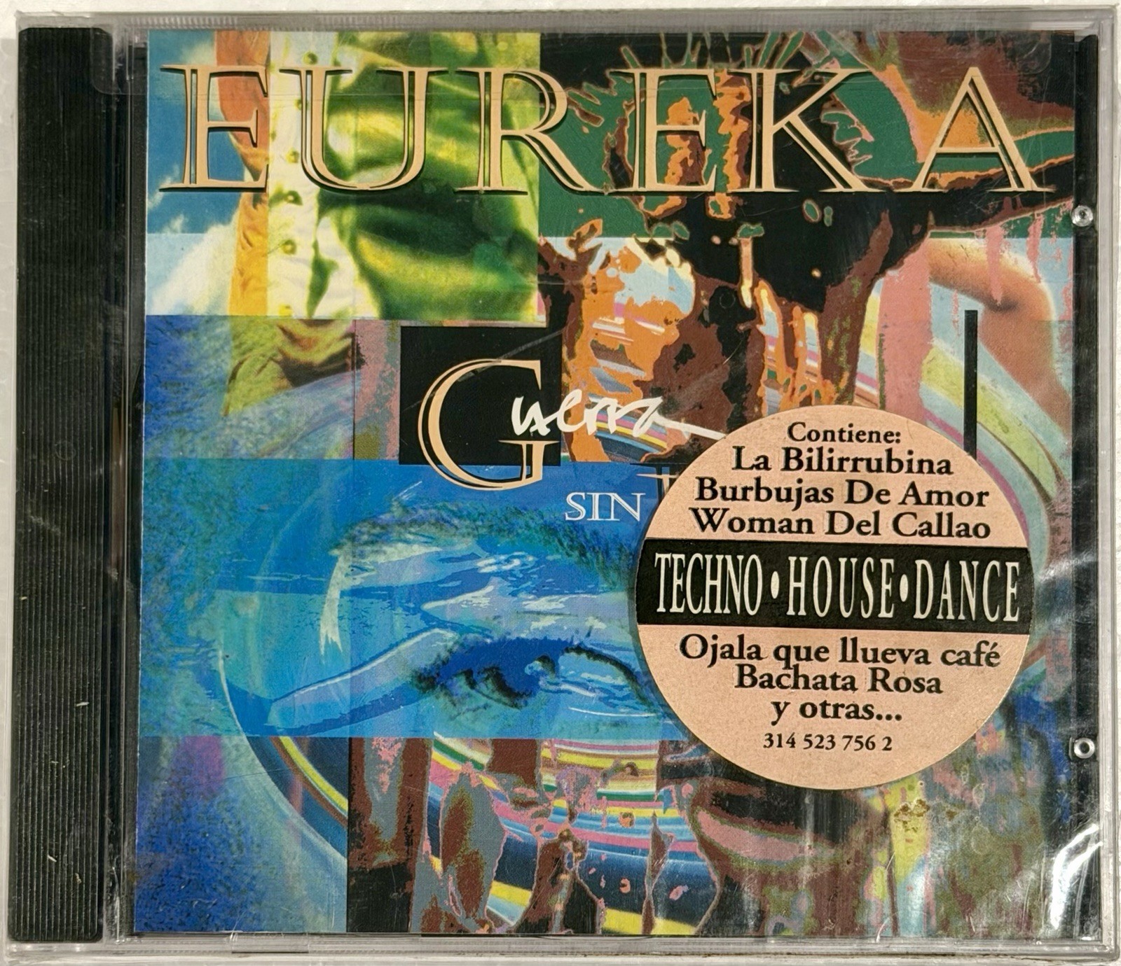 Eureka Guerra Sin Fin Sealed CD Rare Latin Techno House Dance 90s Spanish