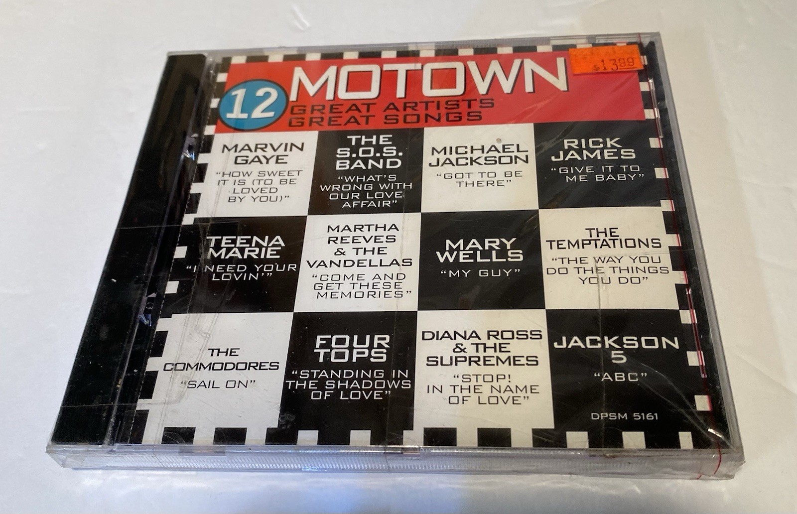 Motown 12 Great Artists 12 Great Songs CD Variuos Artists New Sealed Free S/H.