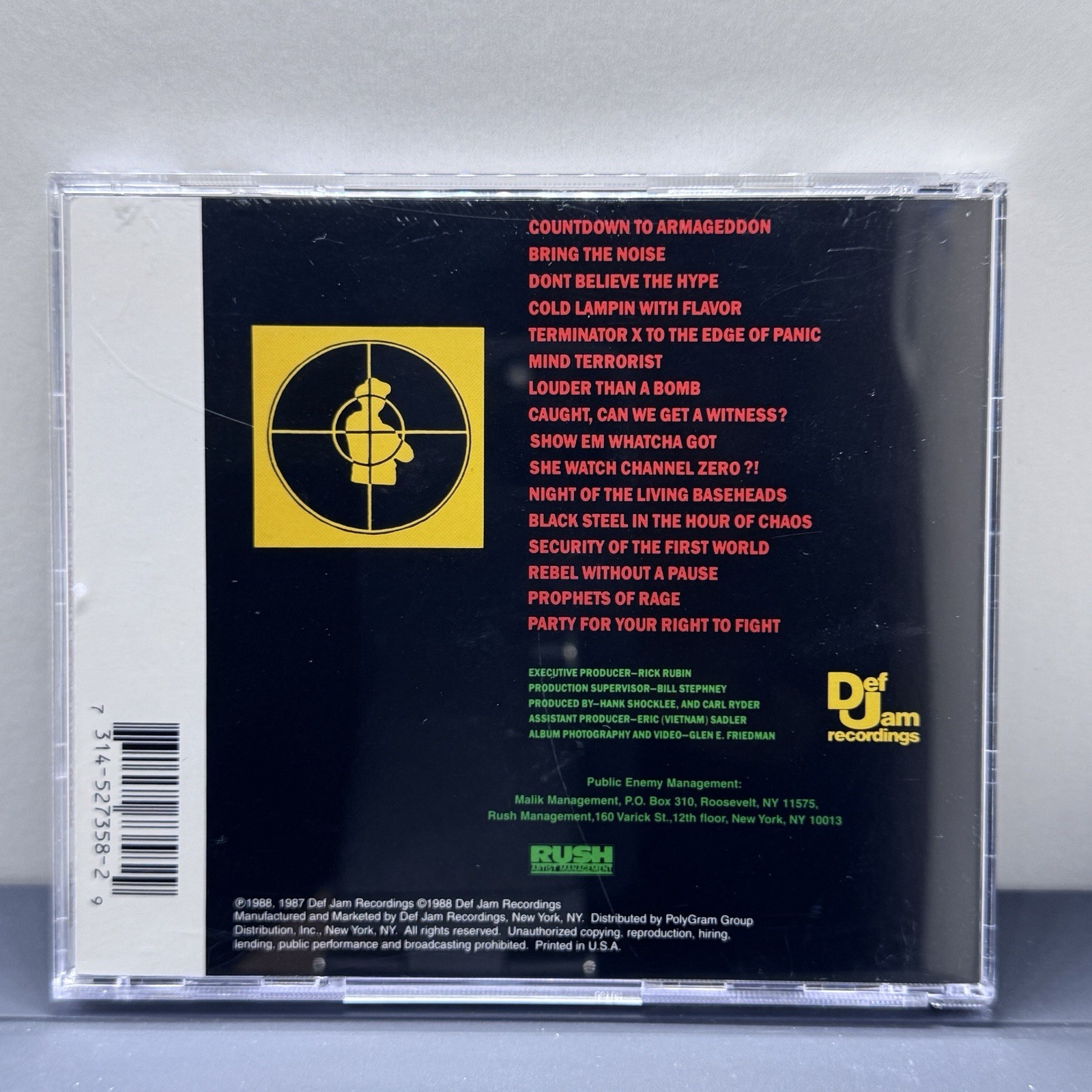 Public Enemy – It Takes A Nation Of Millions To Hold Us Back (CD) Def Jam
