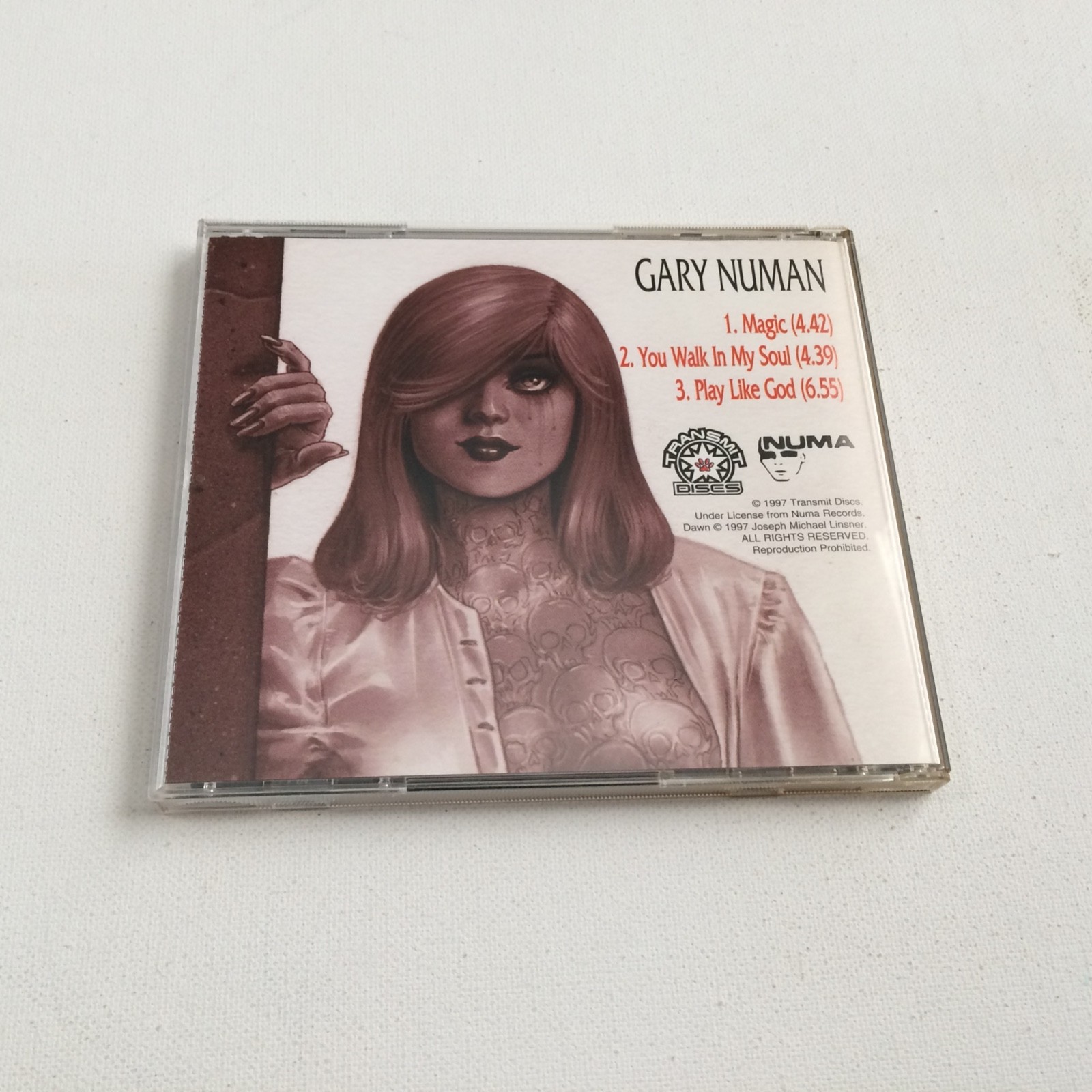 Gary Numan Magic CD RARE New Wave Synth-Pop Goth Rock '97 Transmit Discs 01