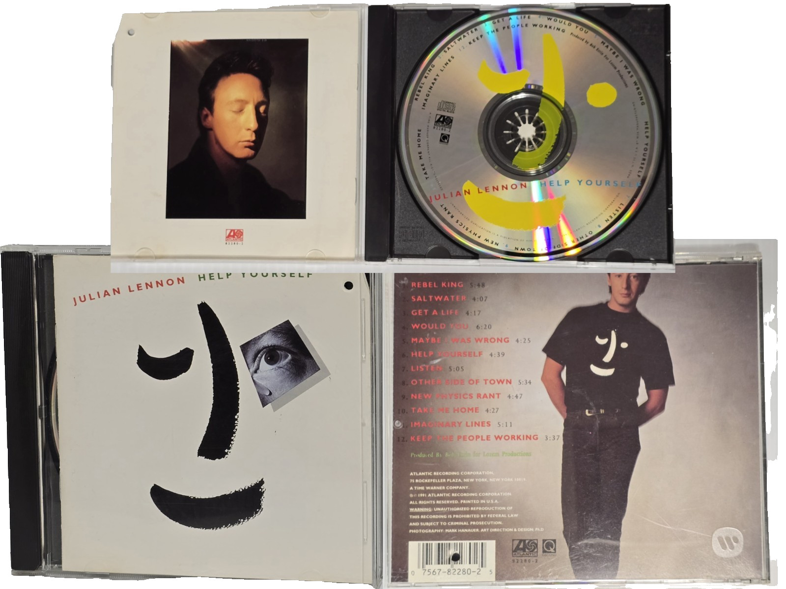 Julian Lennon – Help Yourself (CD 1991) Pop Rock Atlantic