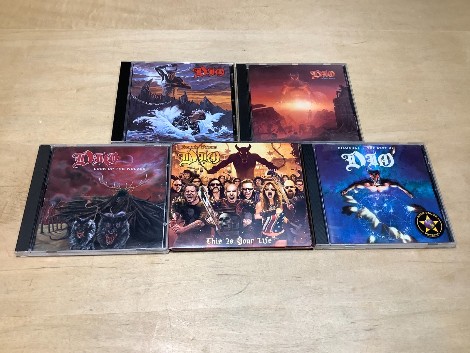 DIO 5 CD - Holy Diver - Last In Line - Lock Up Wolves - This Is Your Life - Best