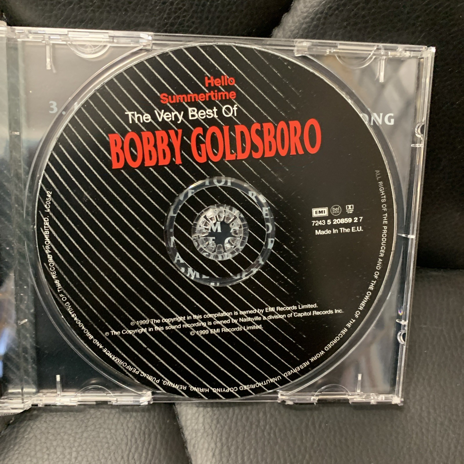 Hello Summertime The Very Best Of Bobby Goldsboro CD Near Mint , Booklet Creased