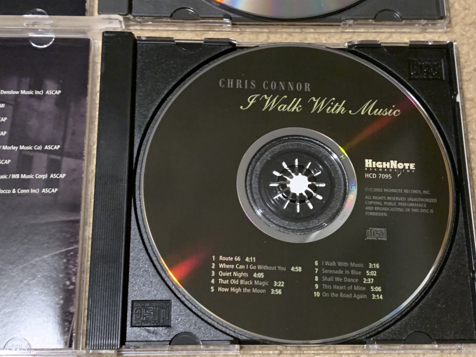 Chris Connor , Everything i love , I walk with music , NM , lot of 2 CD