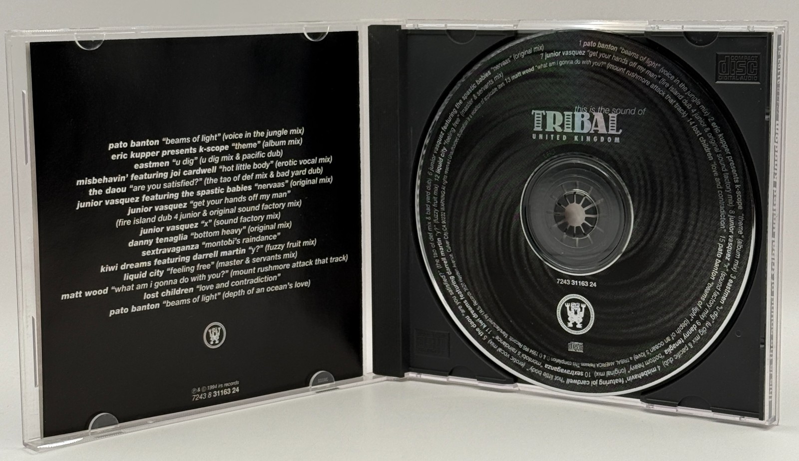 This Is The Sound of Tribal United Kingdom MIxed by Junior Vasquez 1994