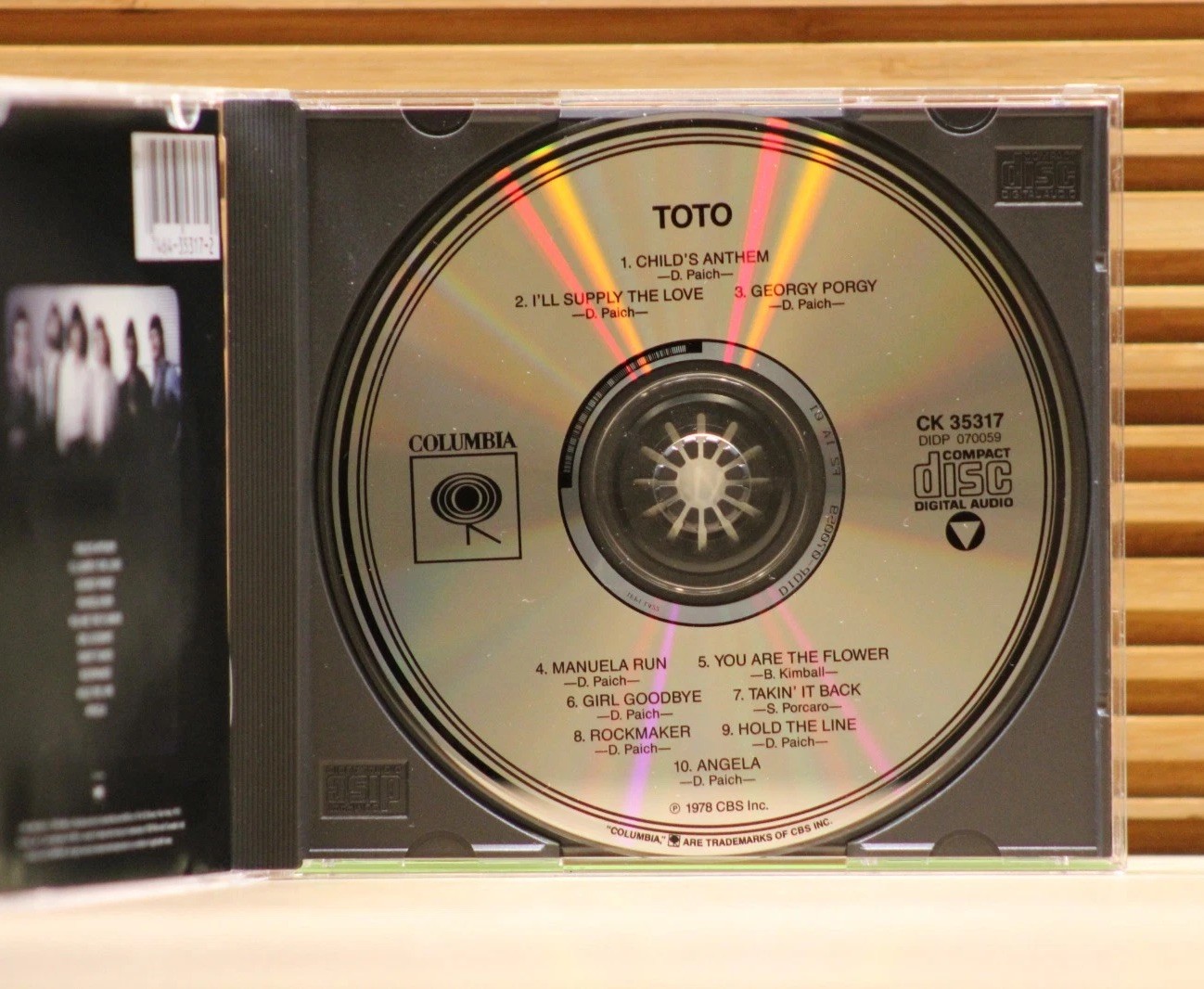 Toto by Toto (CD, 1990) Very Good Condition