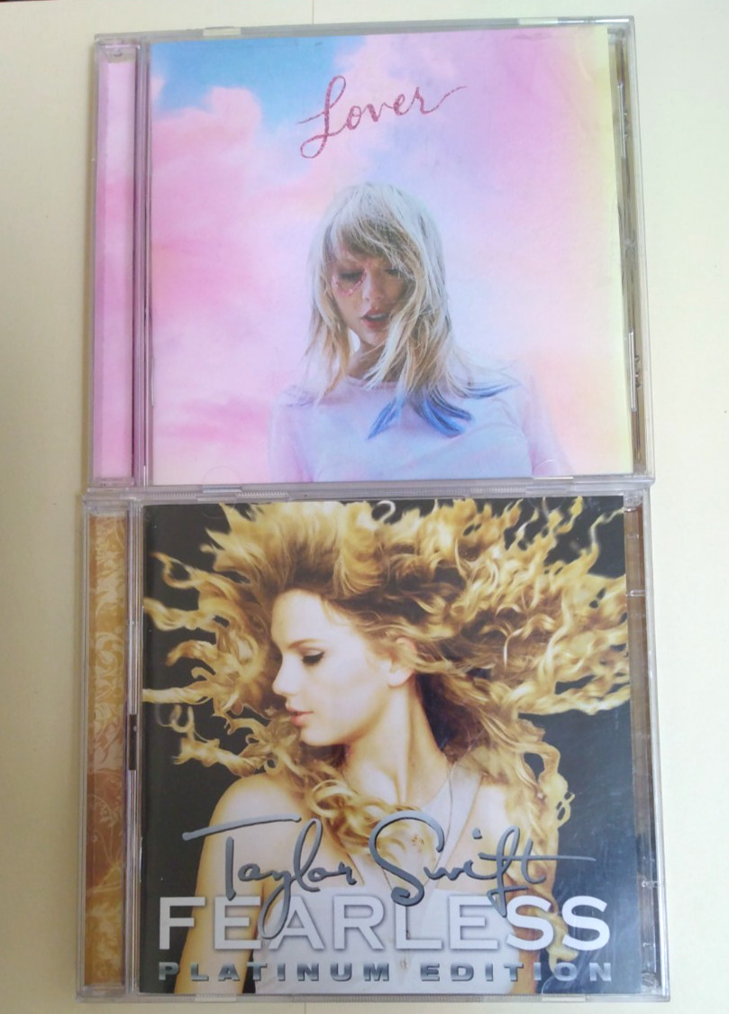 TAYLOR SWIFT - CD lot Fearless Platinum Edition CD/DVD & LOVERS