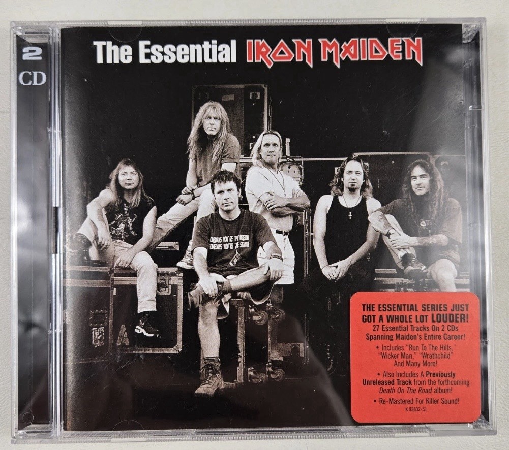 Iron Maiden ‎– The Essential Iron Maiden 2 CD Set. VG+. See Photos.