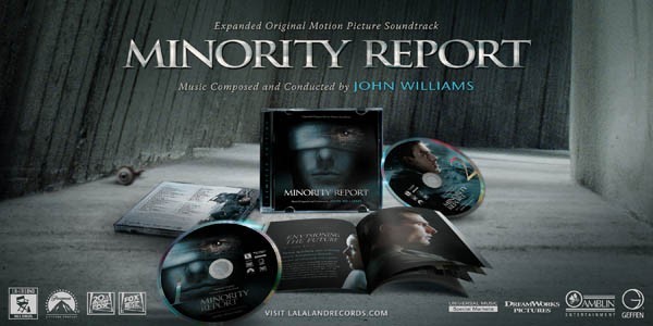 Minority Report Expanded Soundtrack La-La Land Records OOP John Williams CD!