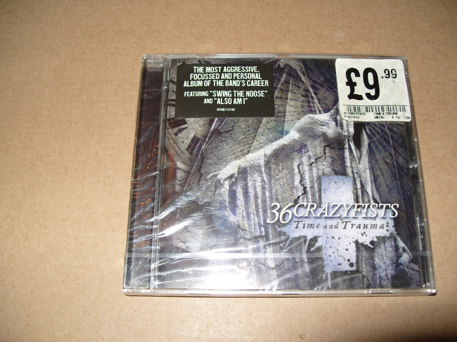 36 Crazyfists Time and Trauma 2015 cd New & Sealed (L.S.)