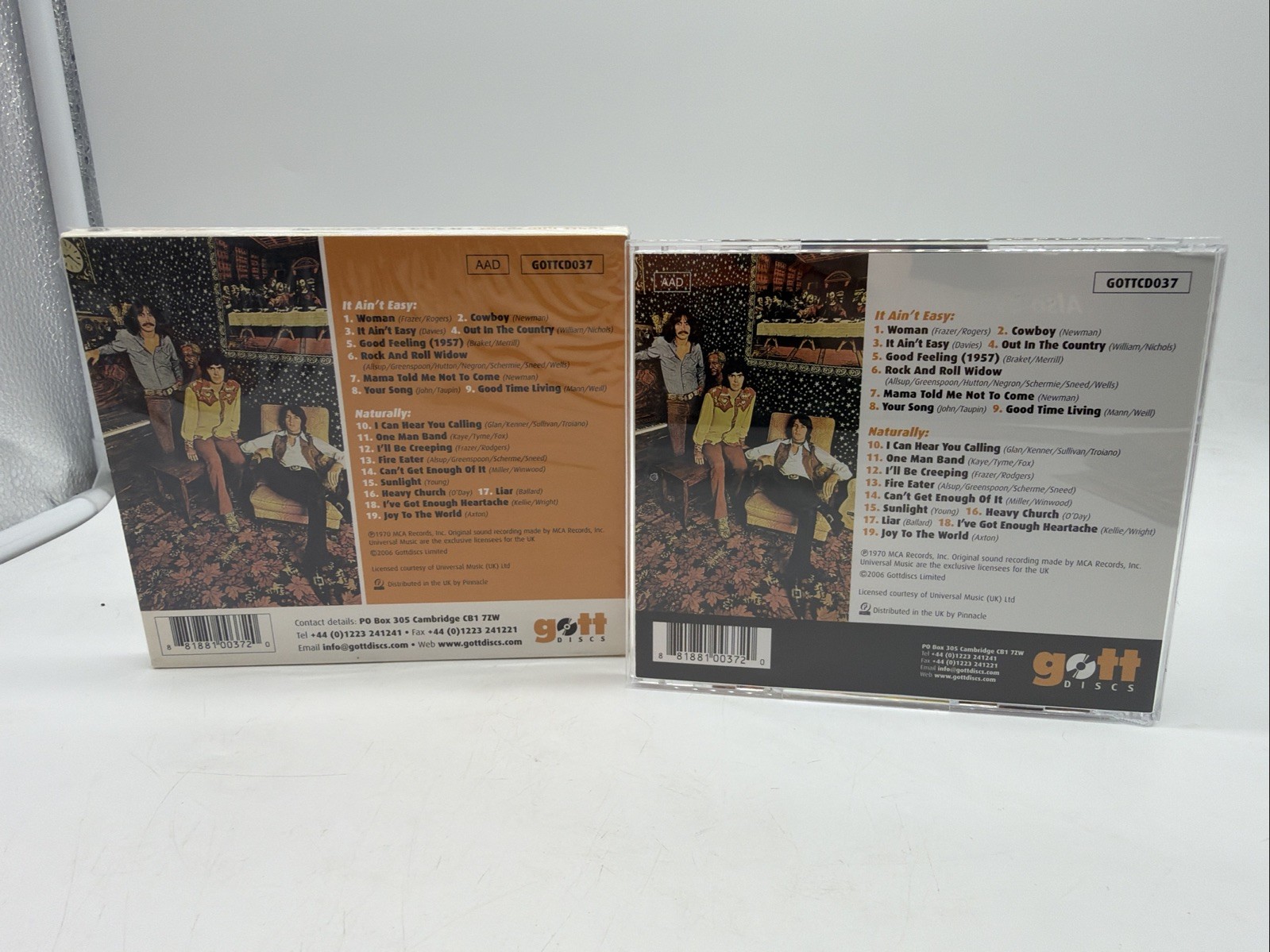 It Ain't Easy / Naturally by Three Dog Night [Audio CD] UK Import/ In Mint Cond.