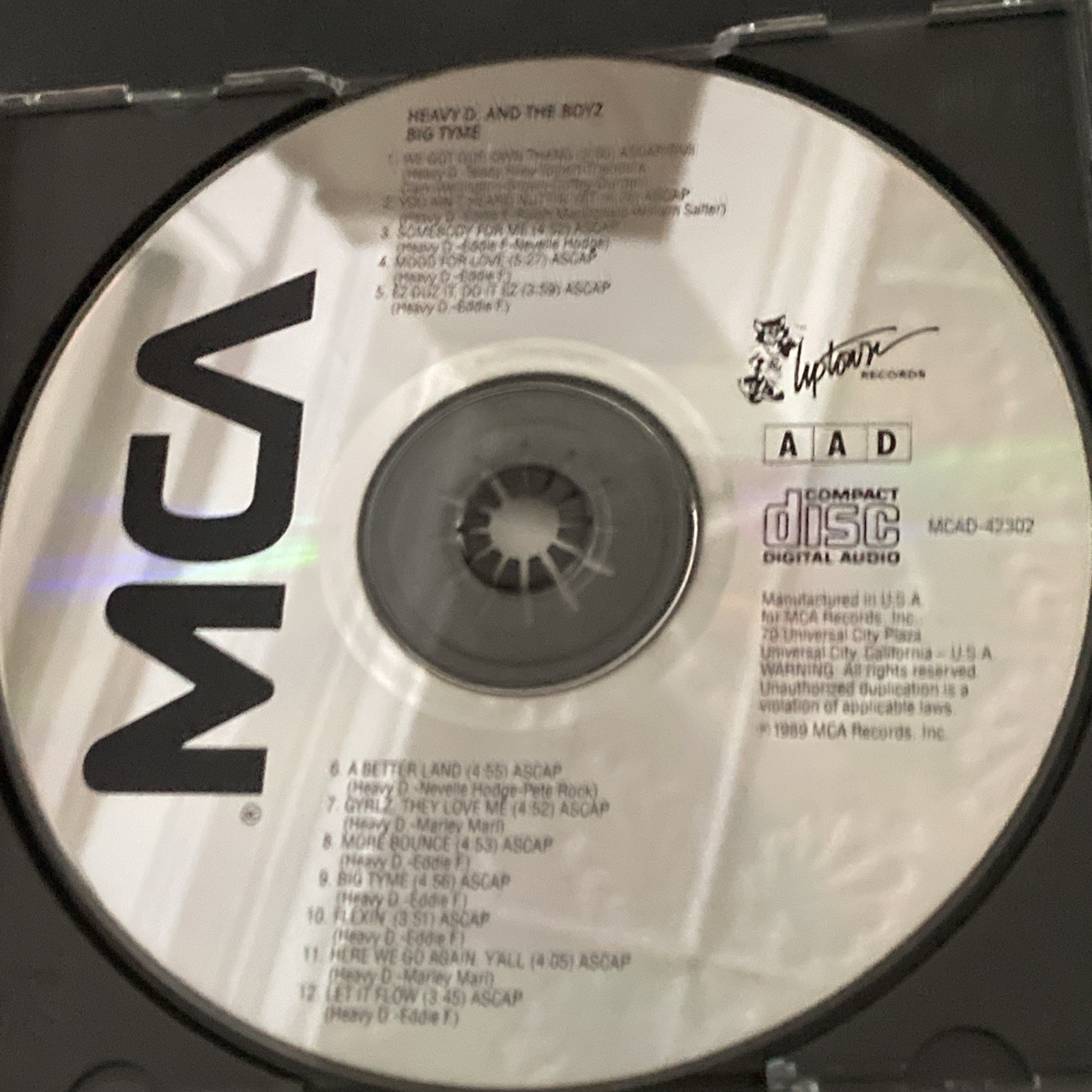 TWO Old School Rap CD’s Big Daddy Kane + Heavy D And The Boys