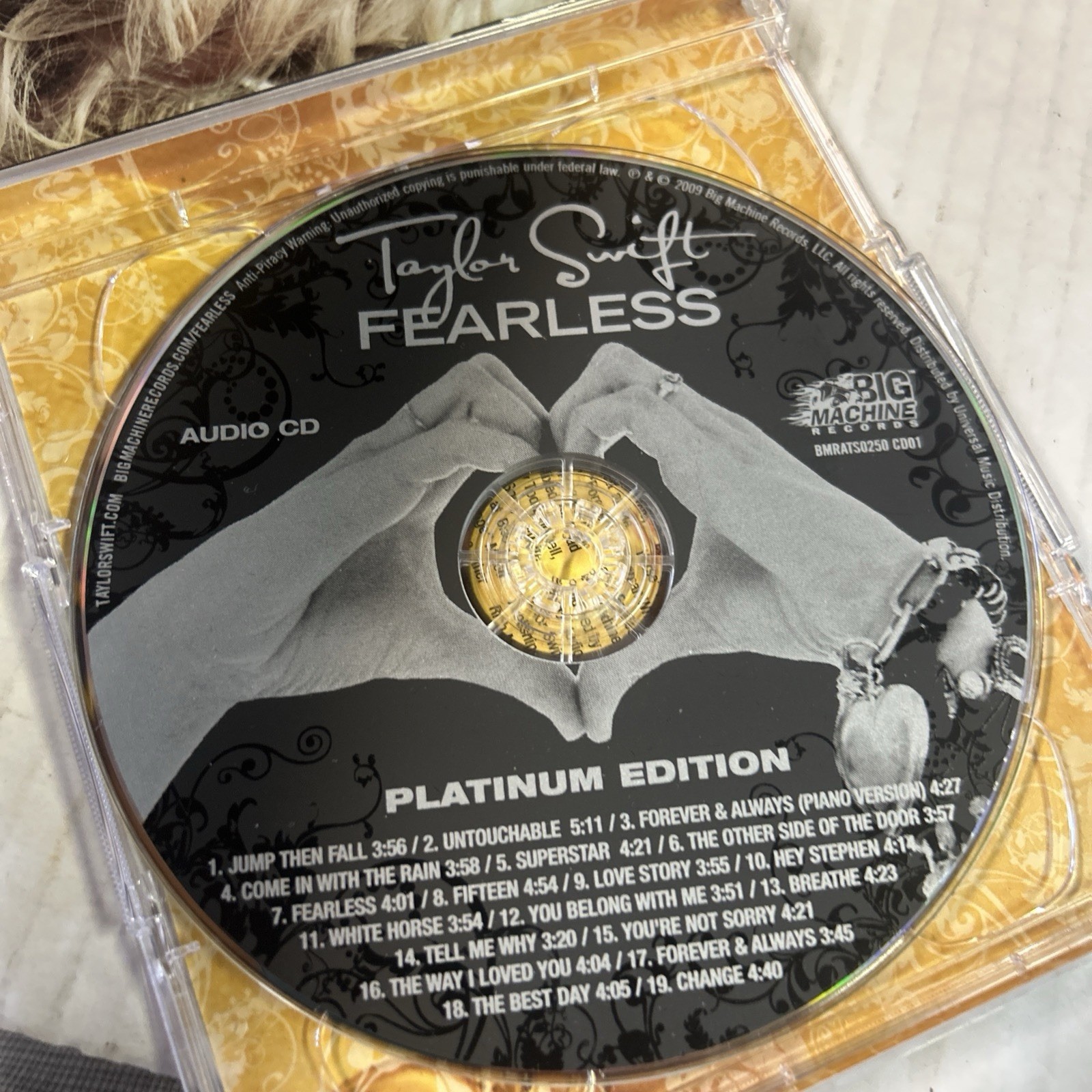 Taylor Swift - Fearless CD DVD SET Platinum Edition