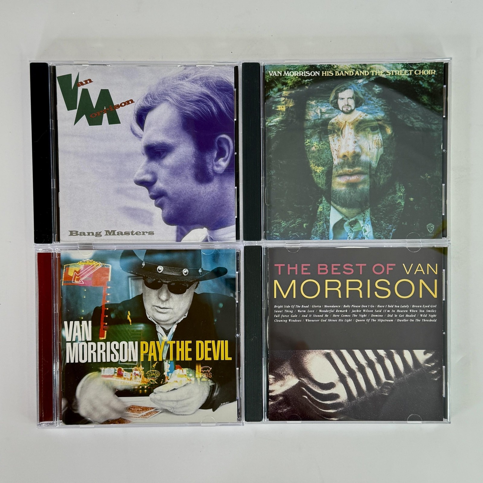 Van Morrison CD Lot 4 Bang Masters Pay The Devil Best Of Multicolor Rock Album