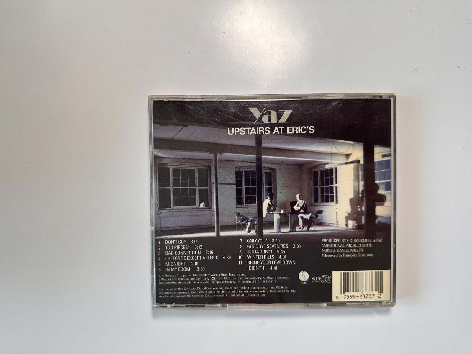 Upstairs at Eric S by Yaz [Audio CD] Yazoo US Release