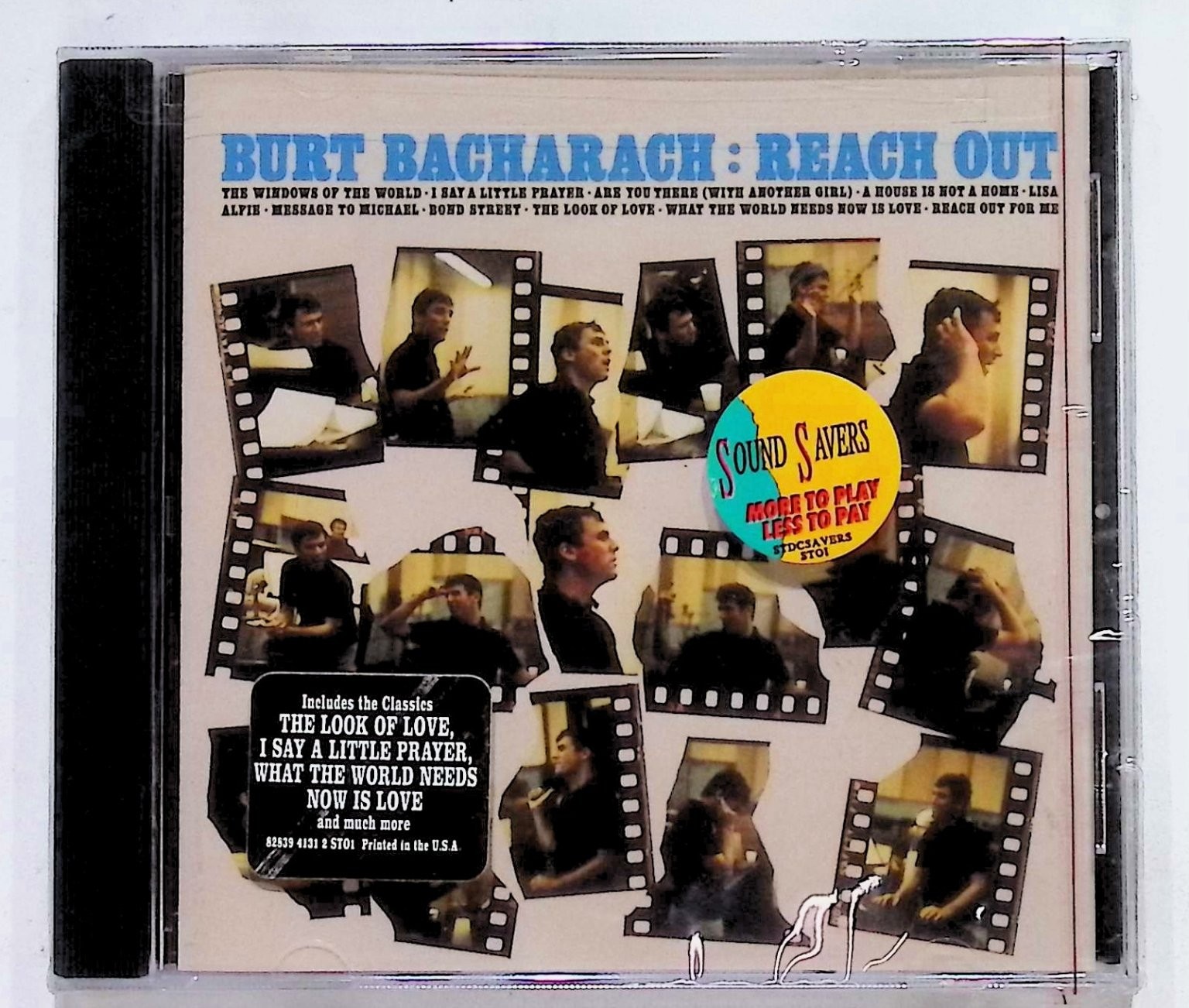 Burt Bacharach – Reach Out CD 1990 A&M Records Easy Listening Pop Jazz