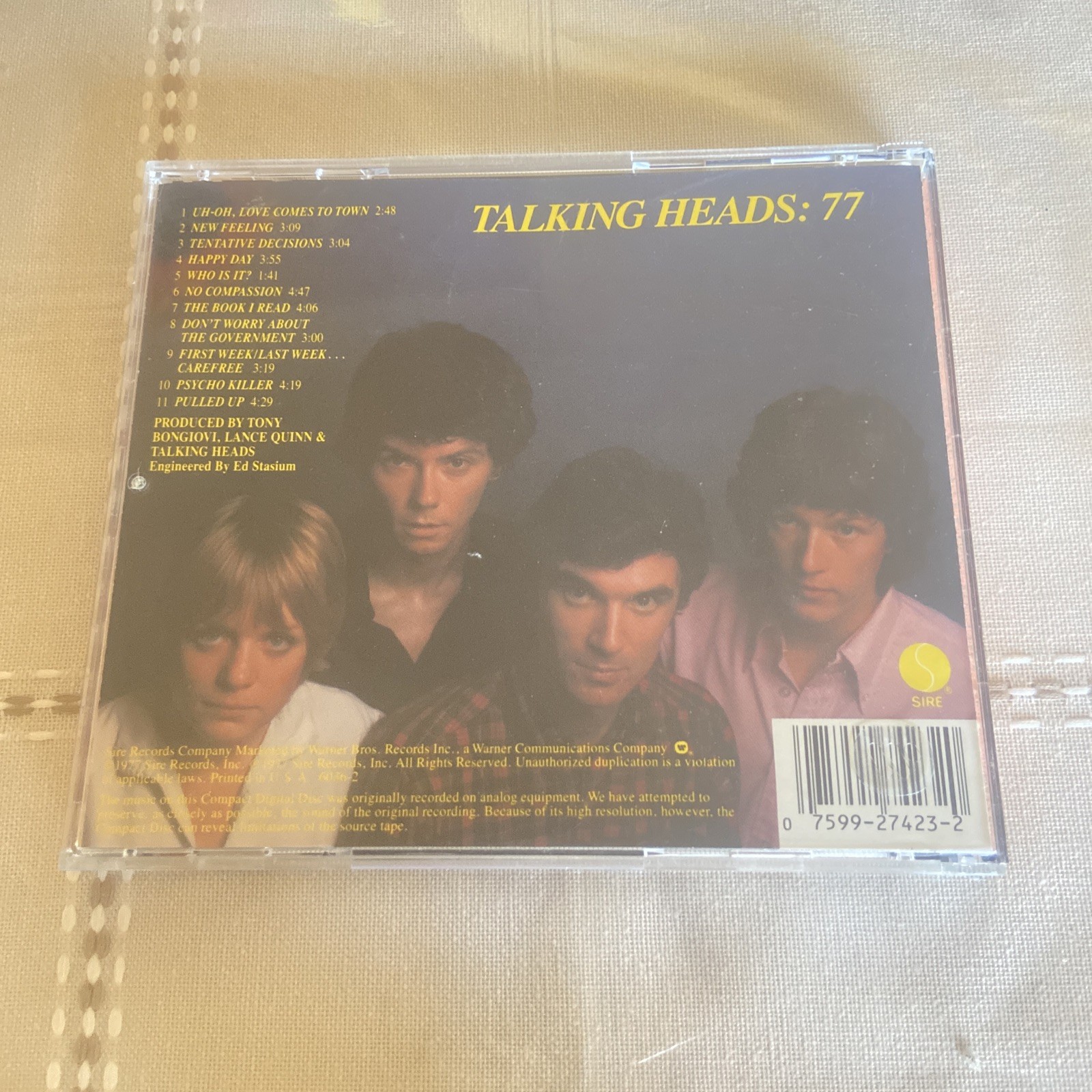 Talking Heads '77 by Talking Heads (CD, 1990)