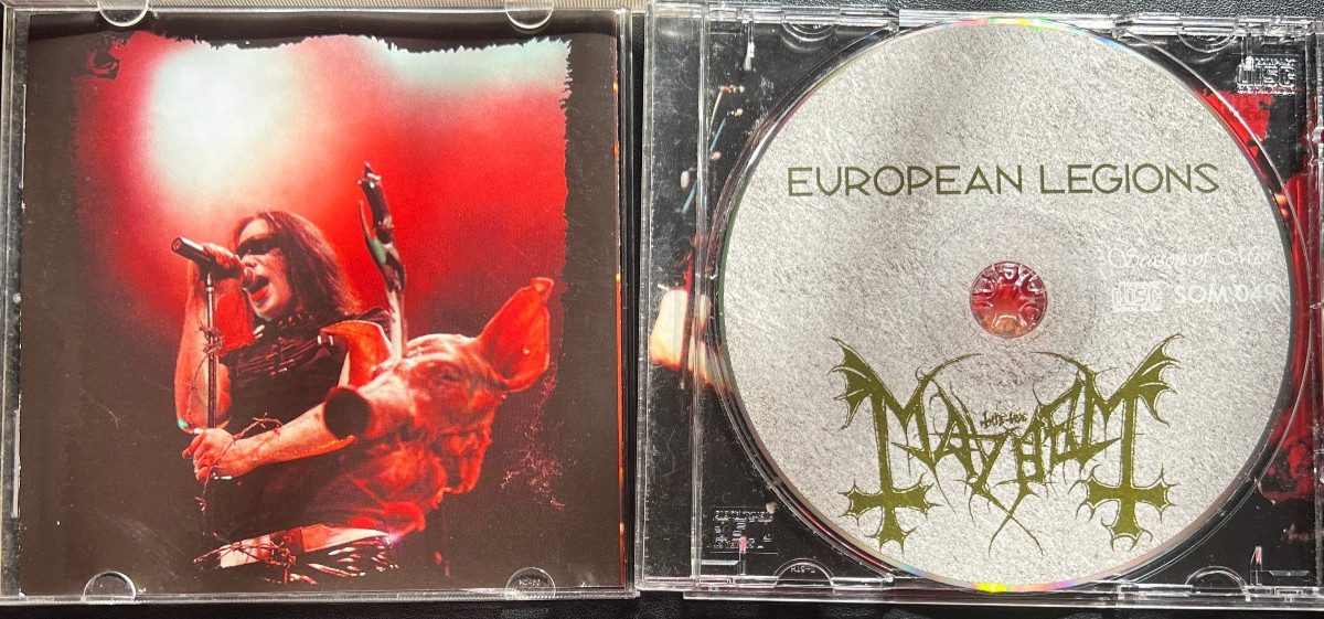 Mayhem European Legions CD 2001 Black Metal