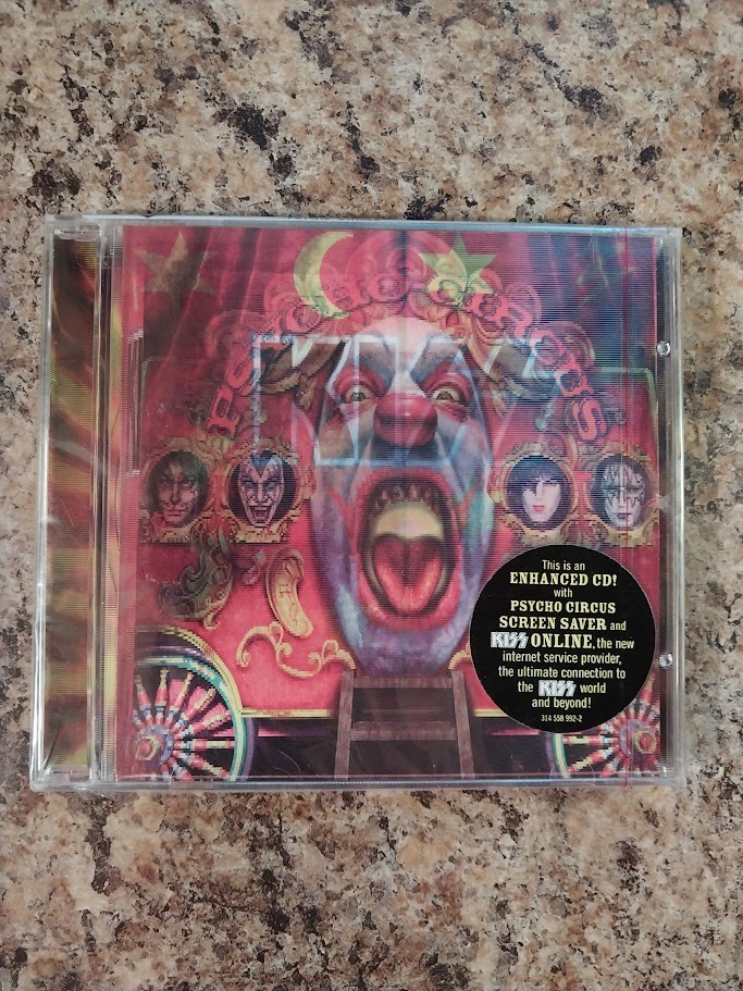 KISS - Psycho Circus, Sealed CD With Lenticular Cover & Hype/Offer Stickers