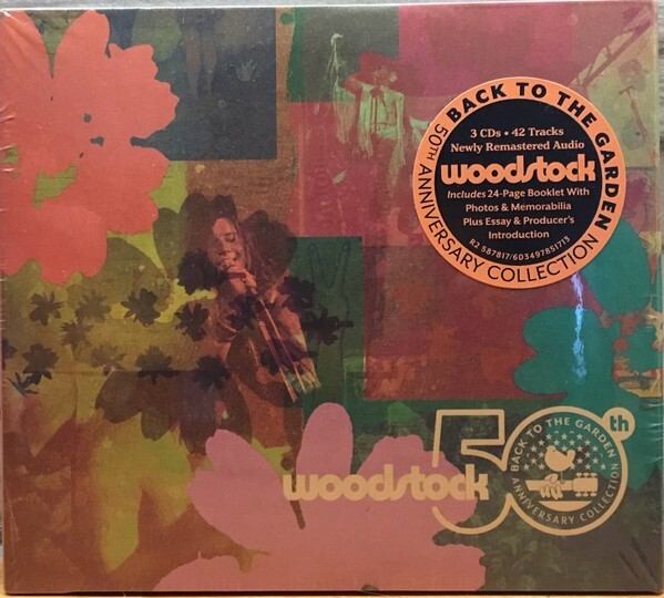 Woodstock Back To The Garden 50th Anniversary Collection Live 3-CD NEW SEALED
