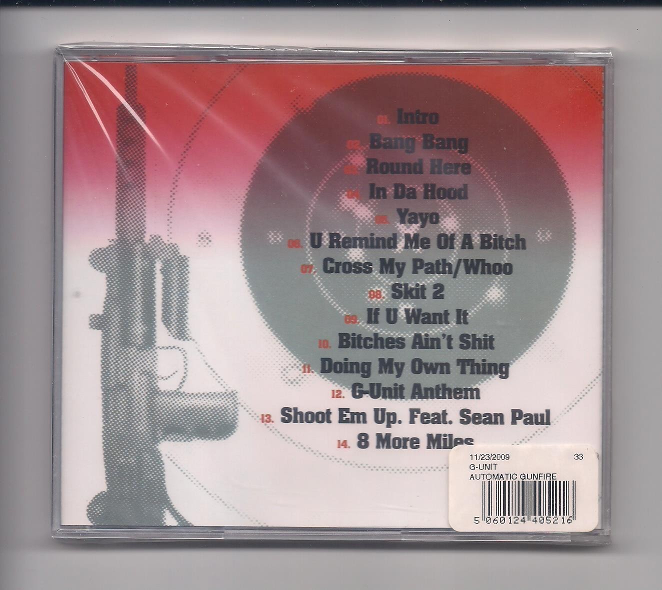 G-UNIT - Automatic gunfire CD rare Gangsta Rap SEALED