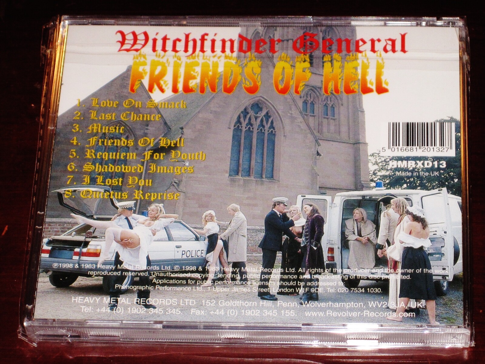 Witchfinder General: Friends Of Hell CD 2001 Heavy Metal Records UK HMRXD13 NEW
