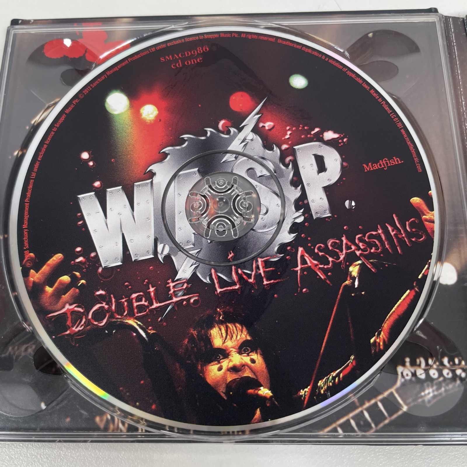 W.A.S.P. Double Live Assassins 2 x CD Madfish Music UK WASP Deluxe