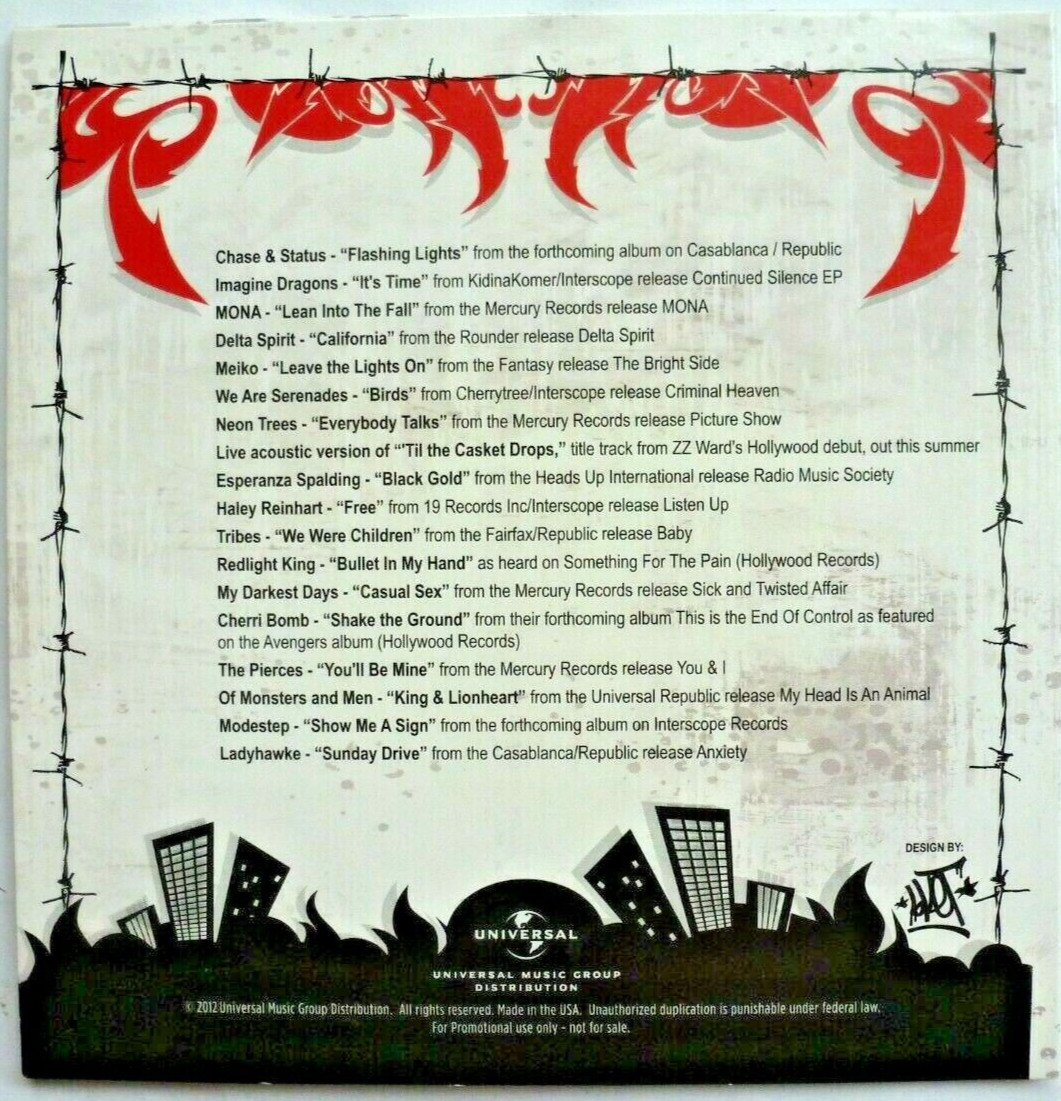 Record Store Day RSD 2012 Sampler CD Universal