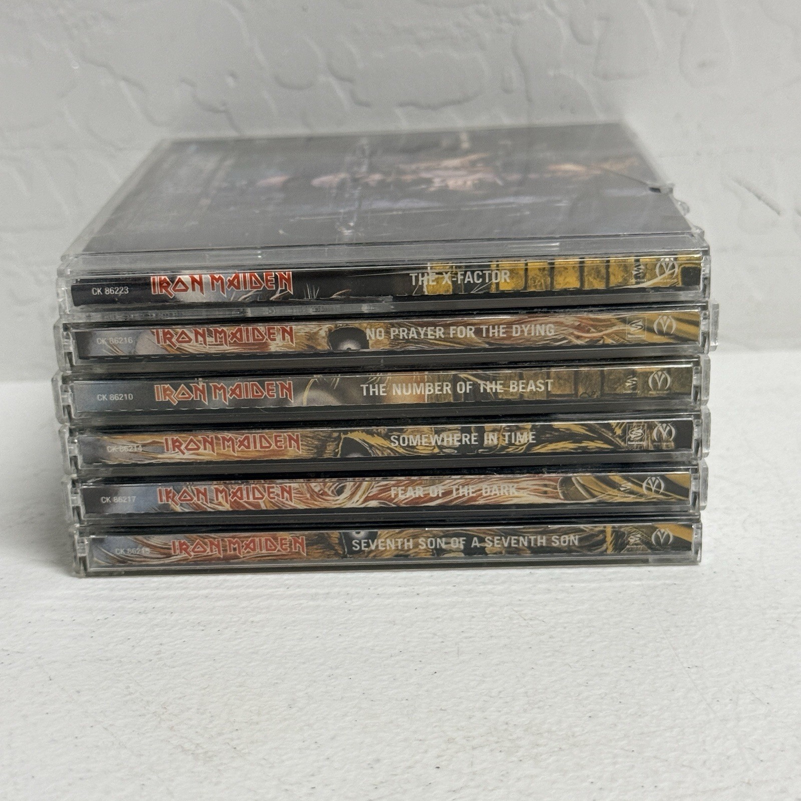 Iron Maiden CD Lot 6 Enhanced CDs Number of the Beast Fear of the Dark X Factor