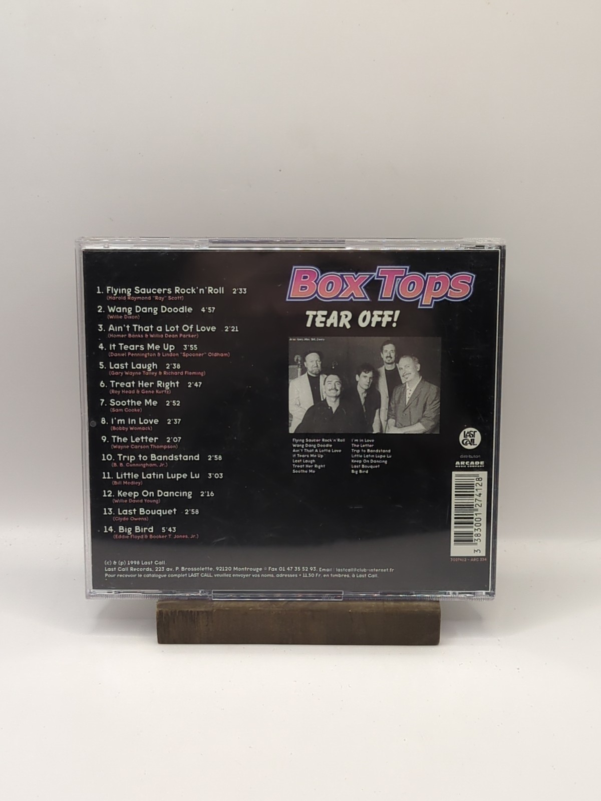 Tear Off! by The Box Tops (CD, Mar-1998, Last Call) - FAST SHIPPING
