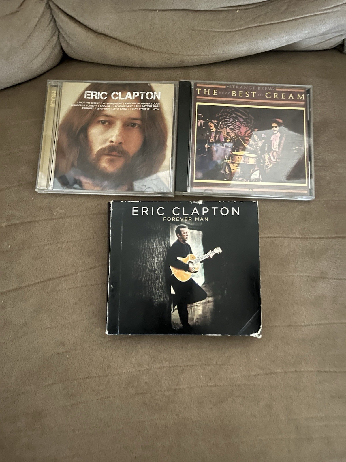 Eric Clapton / Cream- Lot of 3 CDs (5 Discs)- Forever Man, Icon & Best Of - EX